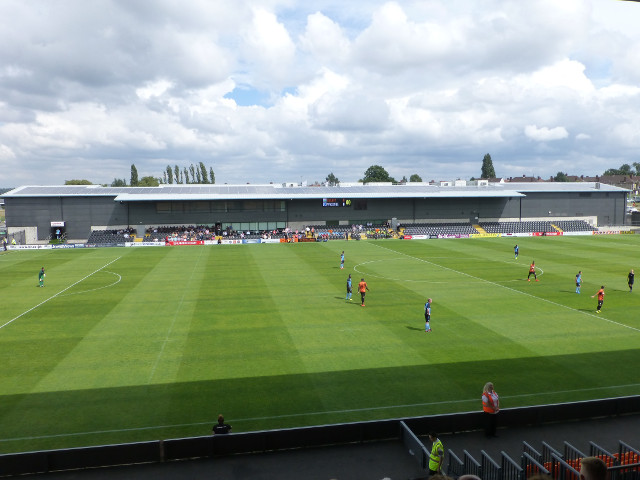 The East Stand During the Match